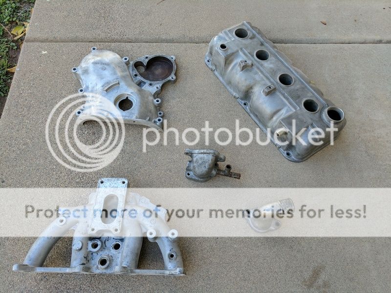 Cleaning or refinishing of cast aluminum Japanese Nostalgic Car